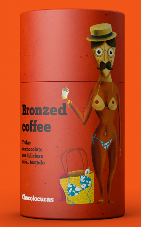 Chocolocuras Whimsical Coffee Design coffee packaging ideas