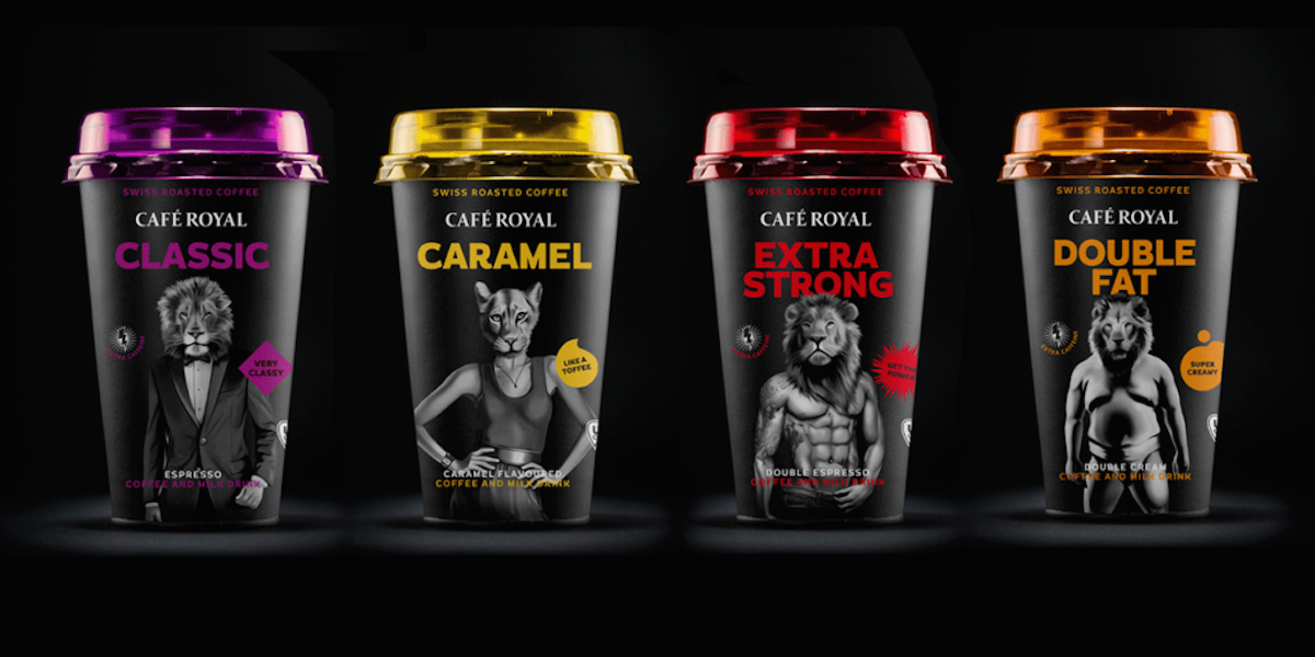 Café Royal Creative Coffee Package Design creative coffee packaging