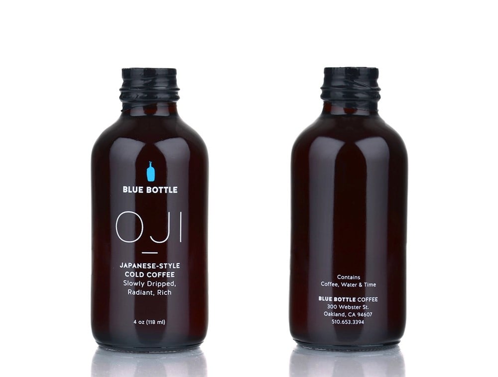 Blue Bottle Oji Slow-Drip Coffee Package Design coffee branding ideas