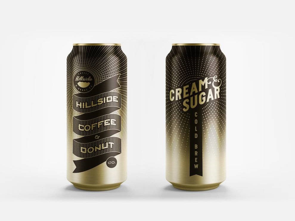 Hillside Elegant Coffee Design coffee brand logos