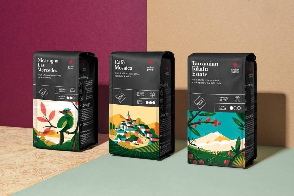 Archer Farms Top Coffee Package Design packaging coffee