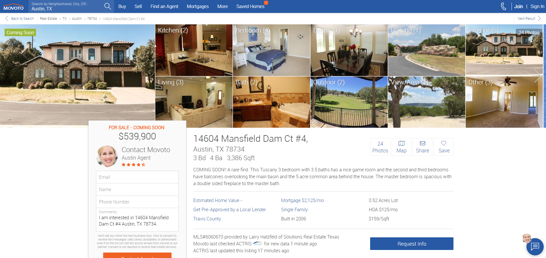 Movoto Real Estate Website Design
