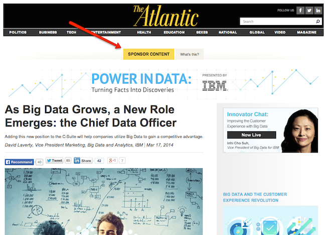 The Atlantic Native Advertising