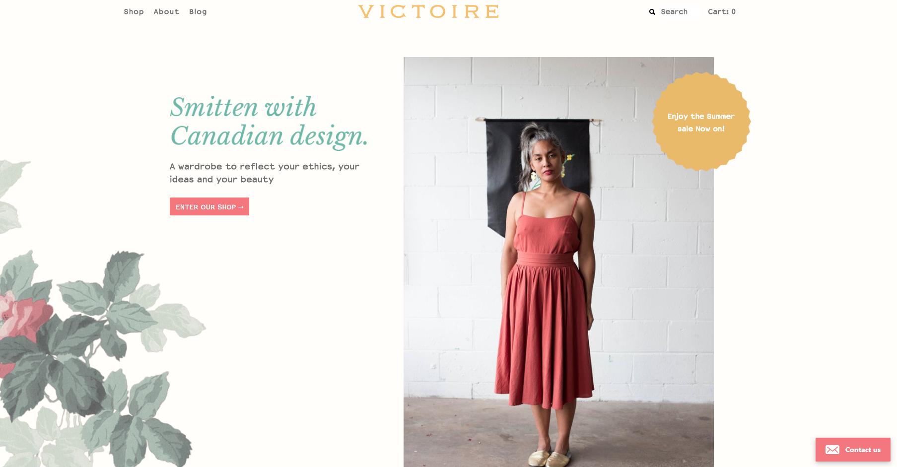Victoire Boutique Homepage