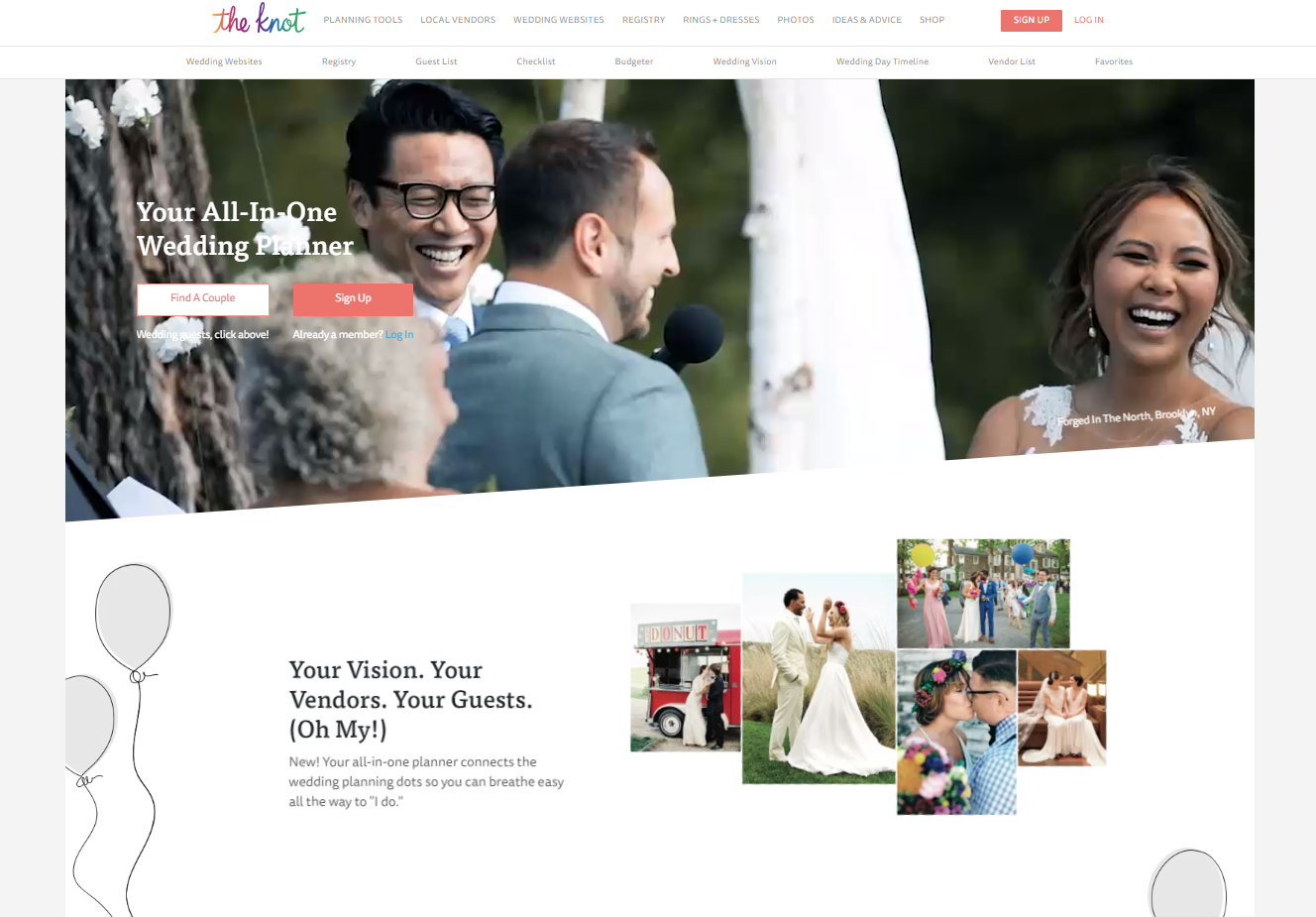 The Knot Organized Website