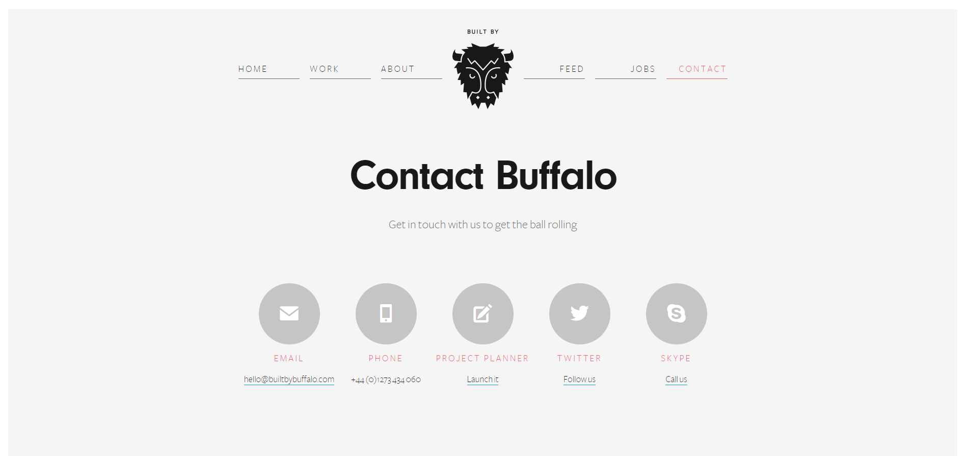 Built By Buffalo Contact Us Page best contact page web design