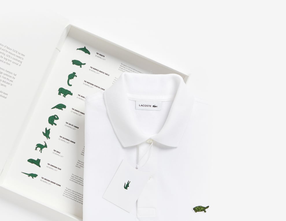 Lacoste Logo Design Endangered Animals Paris Fashion Week 2018 Branding