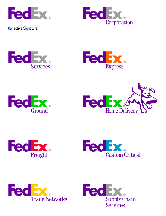FedEx Flexible Logo Designs