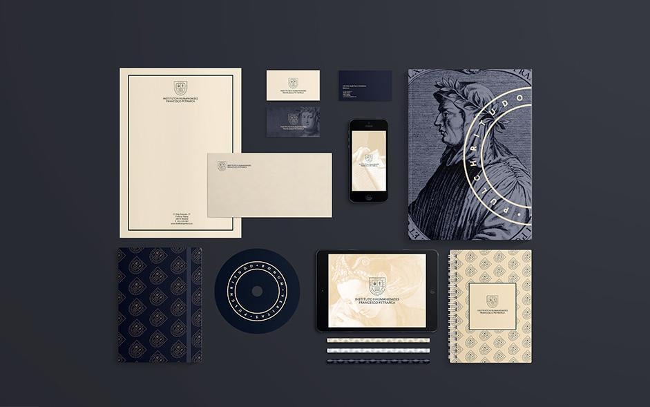 Francesco Petrarca Stationery Design stationery design examples