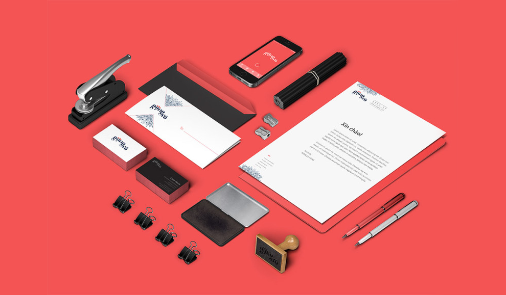 Going Vo Stationery Design company stationery examples