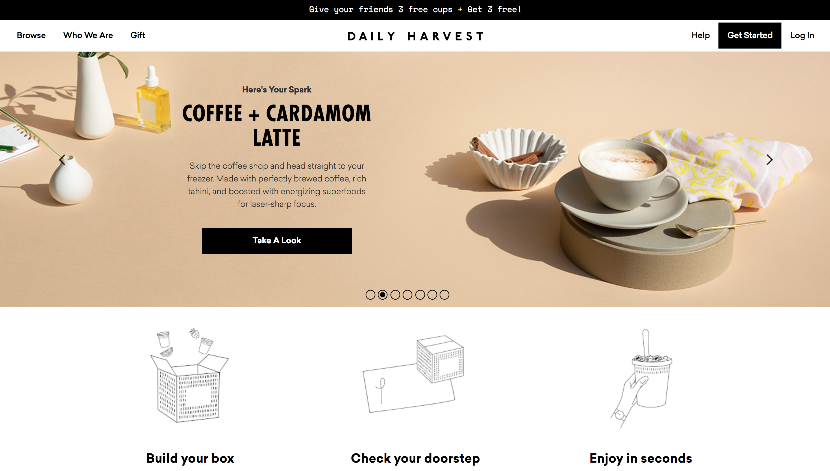Daily Harvest Startup Website Design Daily Harvest Startup Website Design