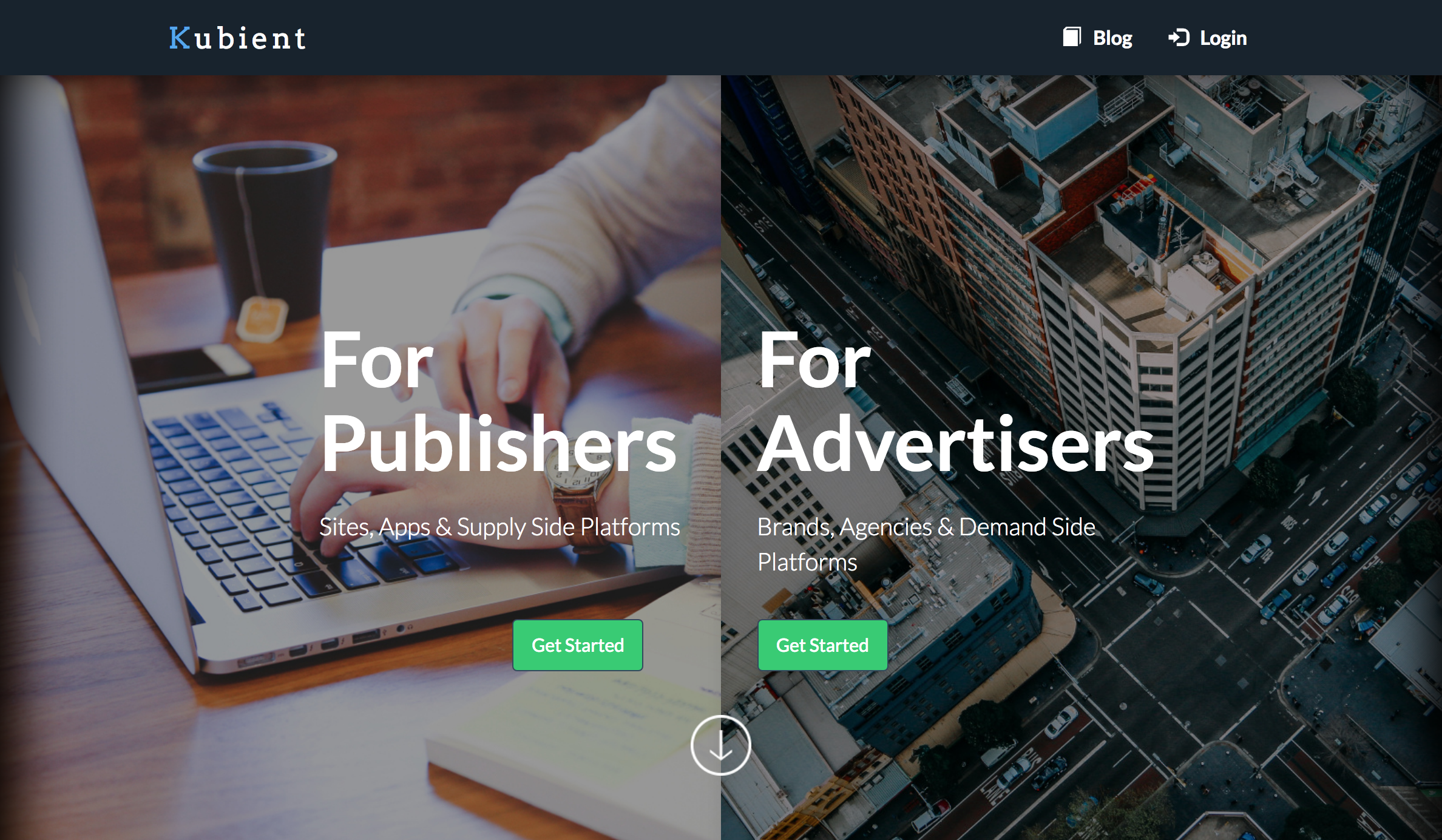 Kubient Startup Website Design Kubient Startup Website Design