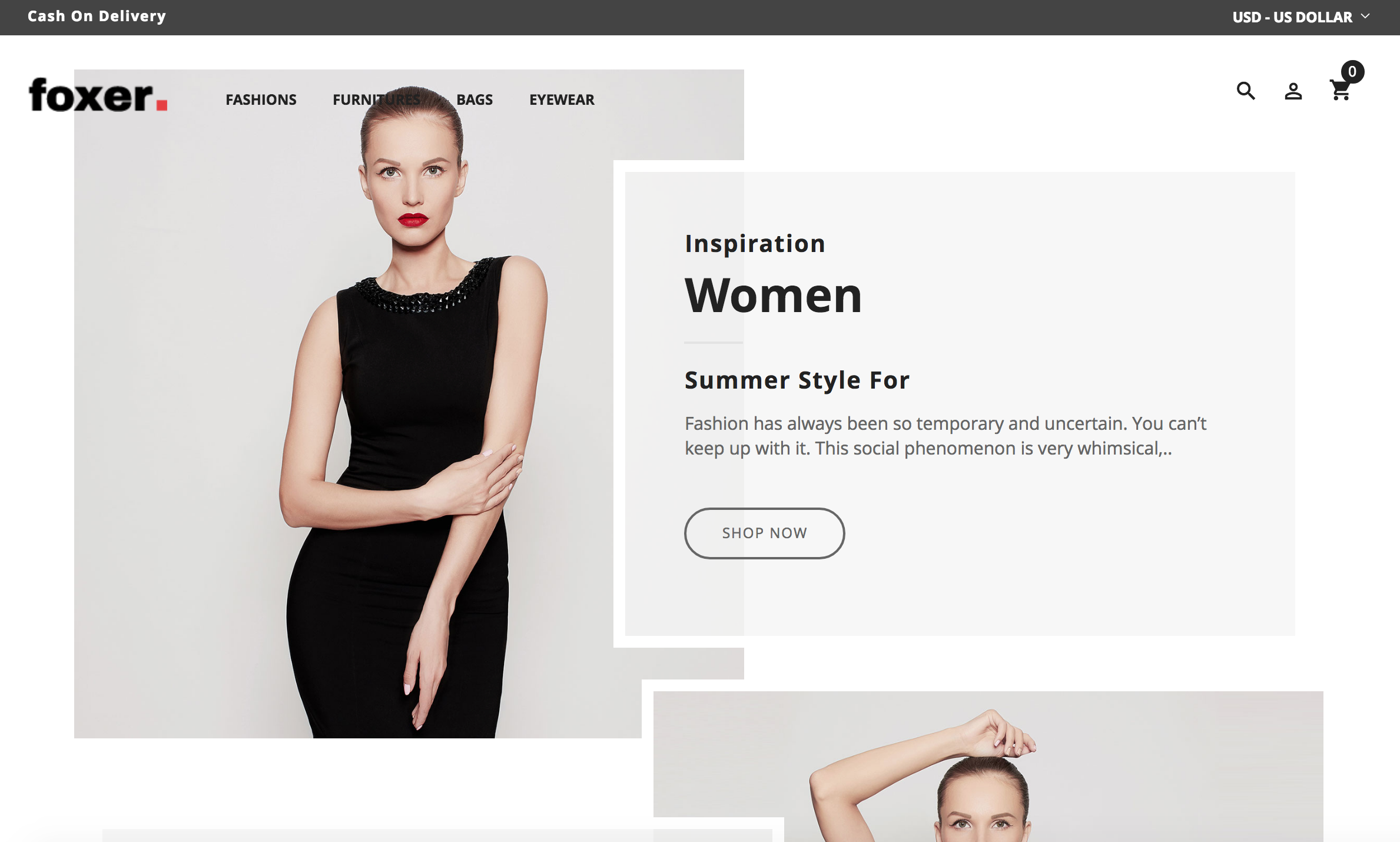 Foxer Website Theme Foxer Website Theme