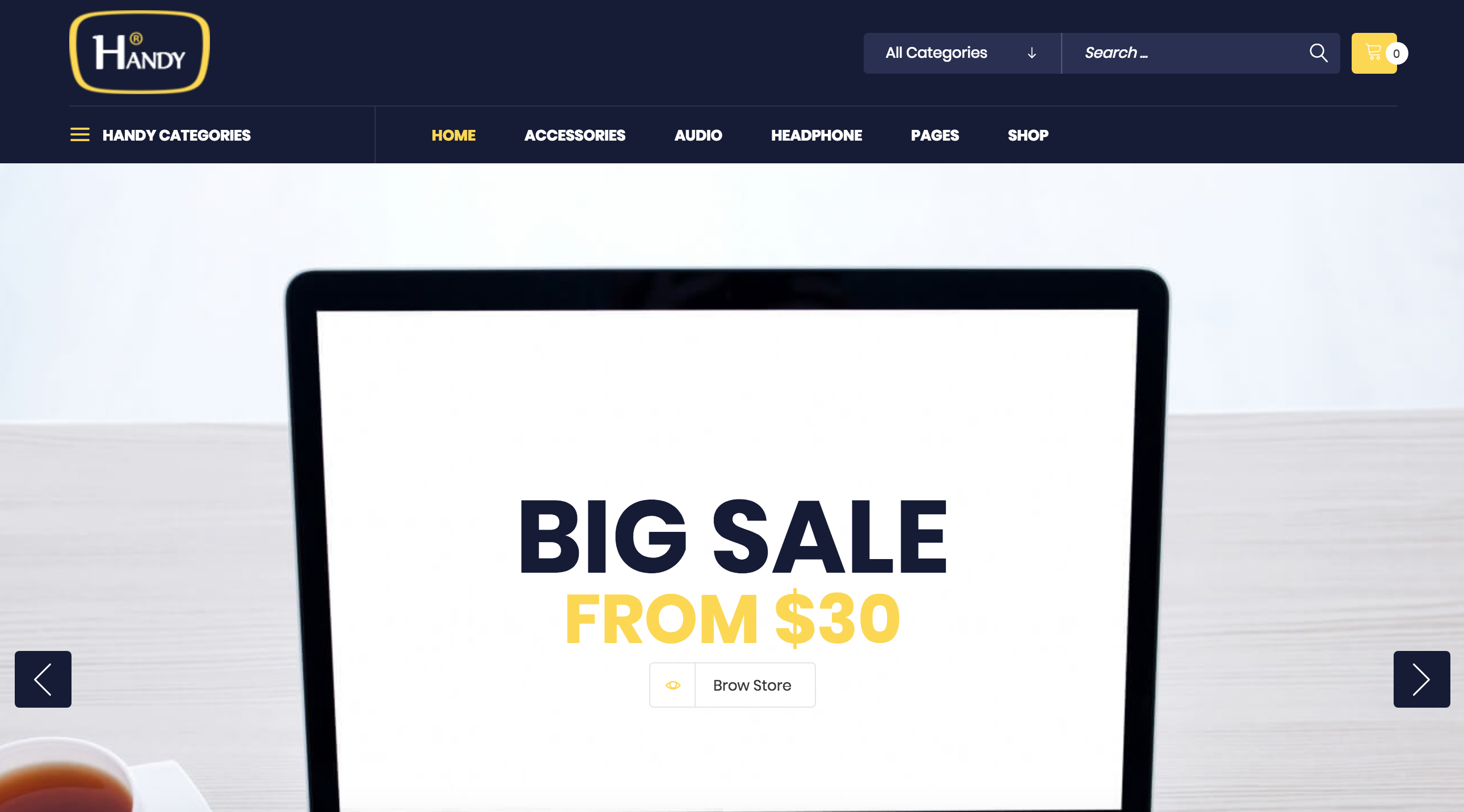 Handy Best E-Commerce Theme