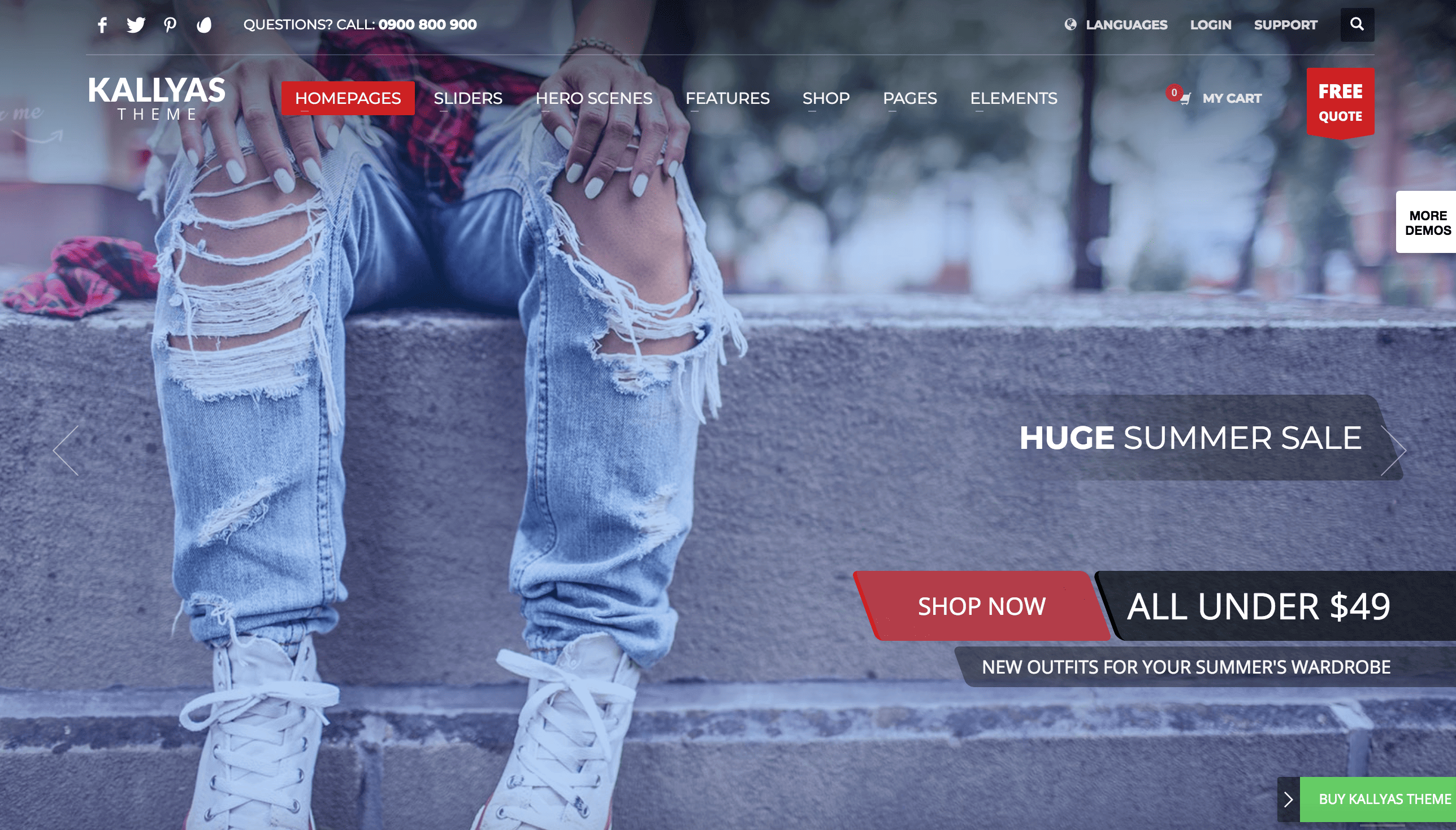 Kallyas Great E-Commerce Theme