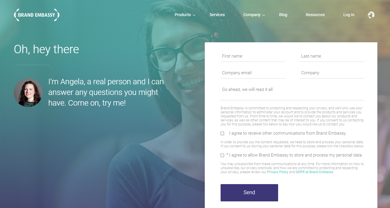 Brand Embassy Contact Page Humor In Websites Brand Embassy Contact Page Humor In Websites
