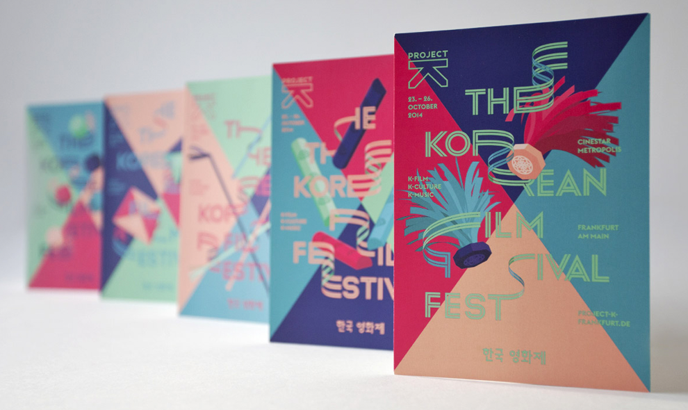 Korean Film Festival Print Design