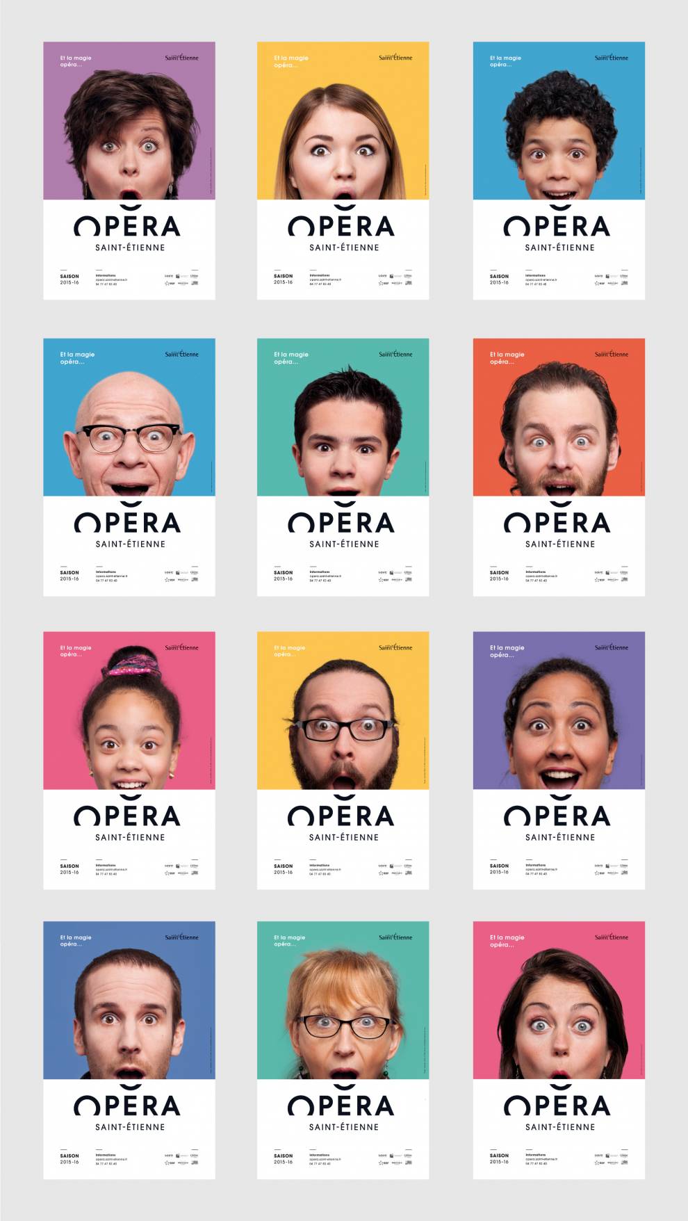 Opera de Saint-Etienne Print Design