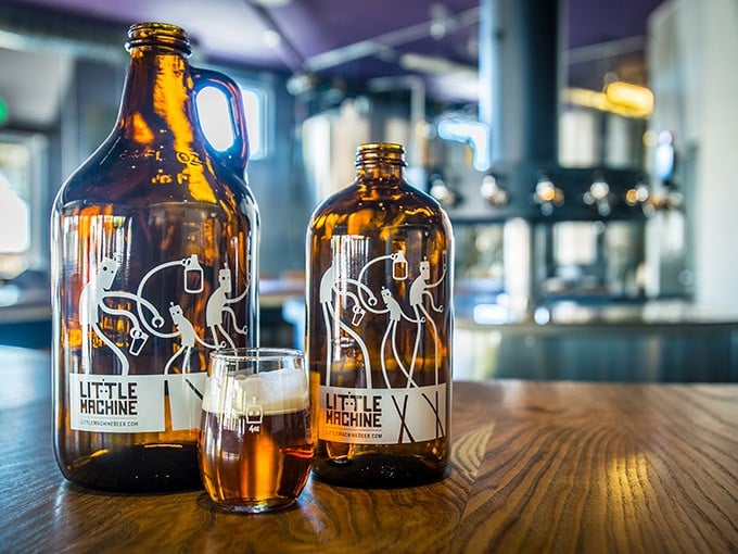 Little Machine Best Beer Logo Design beer brand logos