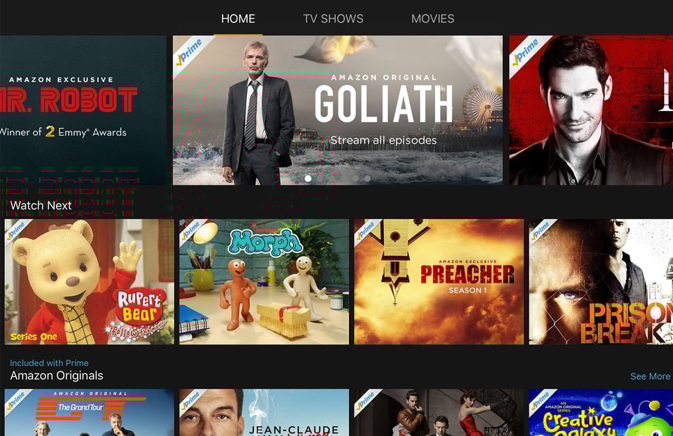 Amazon Prime Video Streaming App Designs Amazon Prime Video Streaming App Designs