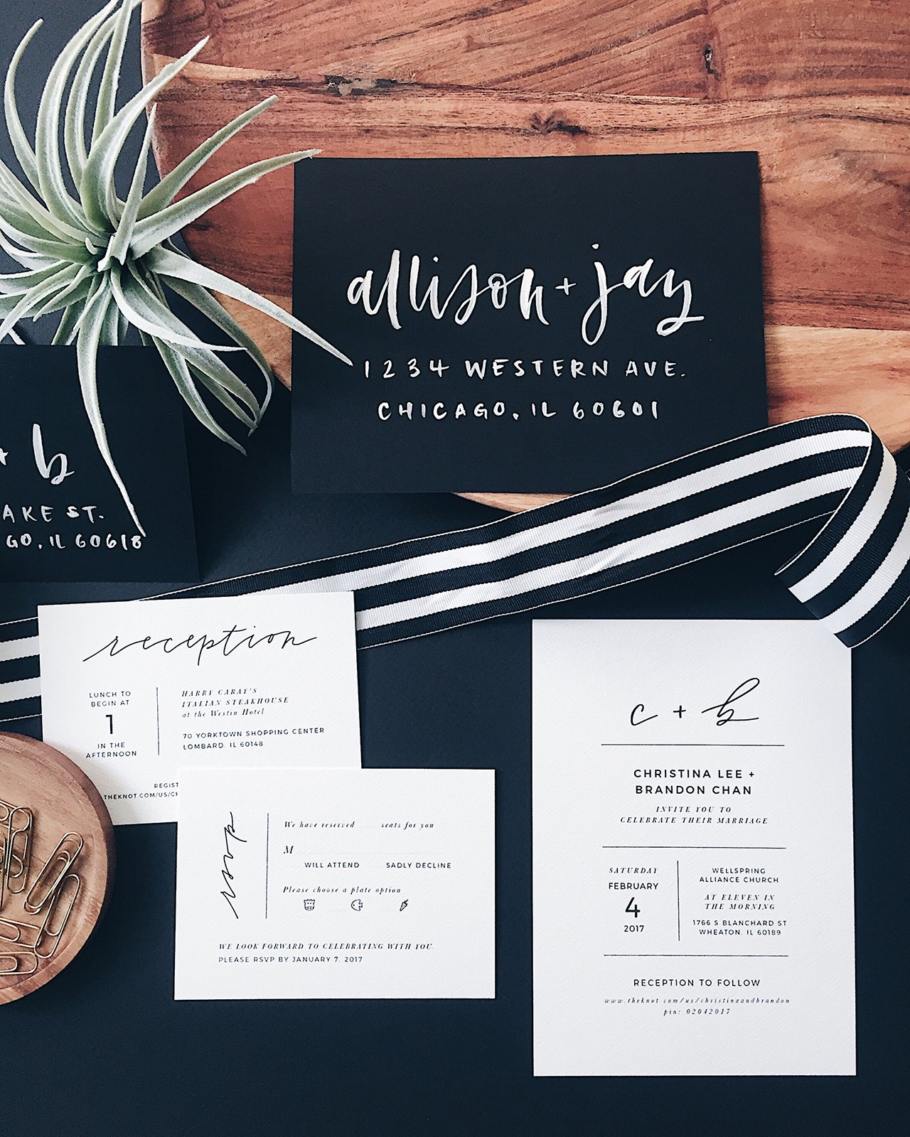 Minimalist Wedding Invitation Design Minimalist Wedding Invitation Design