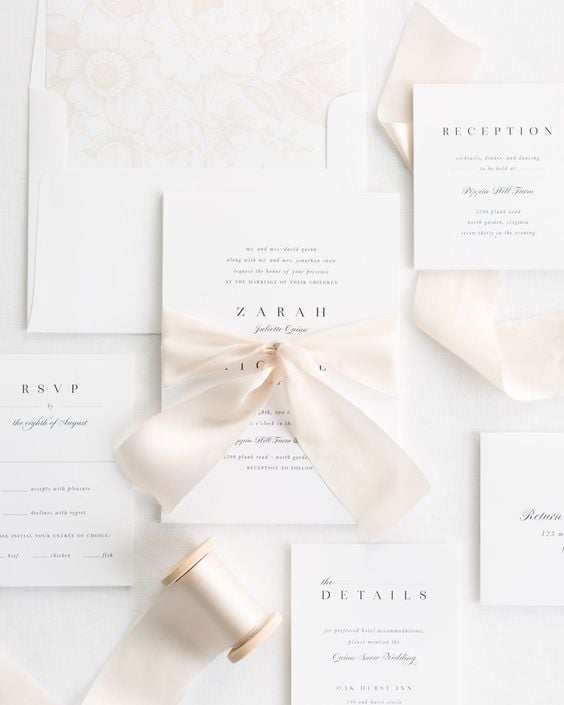 Classic Wedding Invitation Design Classic Wedding Invitation Design