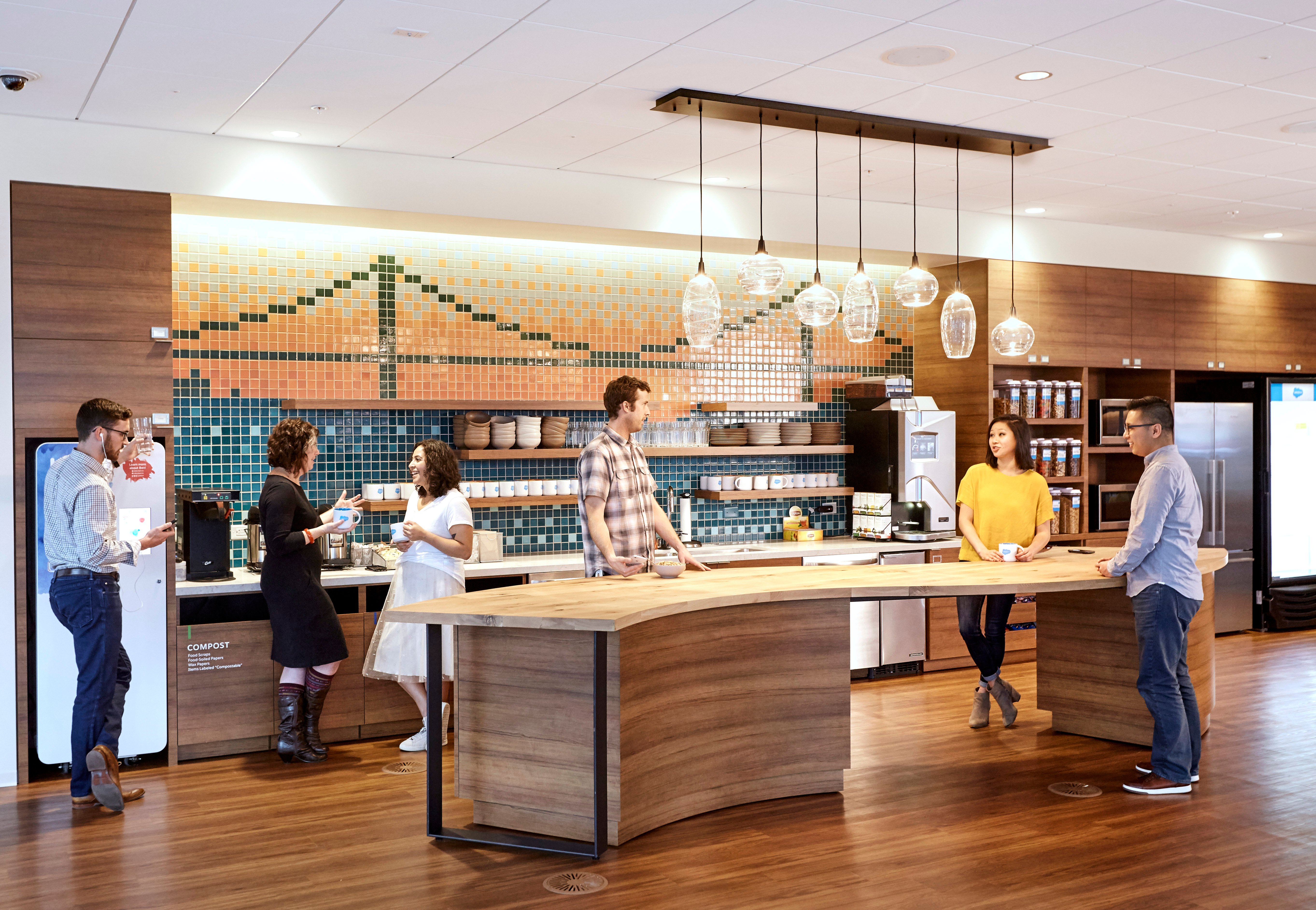 Salesforce Tower Company Hangout Lounge