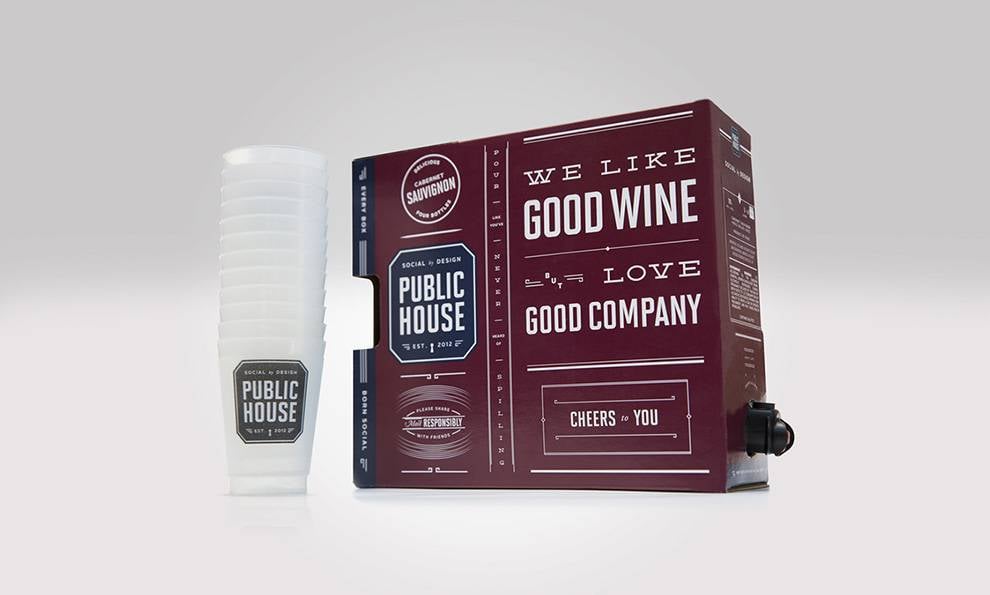 Public House Wine Top Package Designs best packaging designs