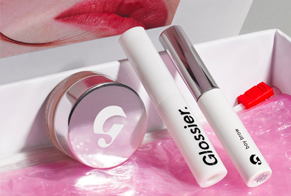 Glossier Minimal Package Designs good package design