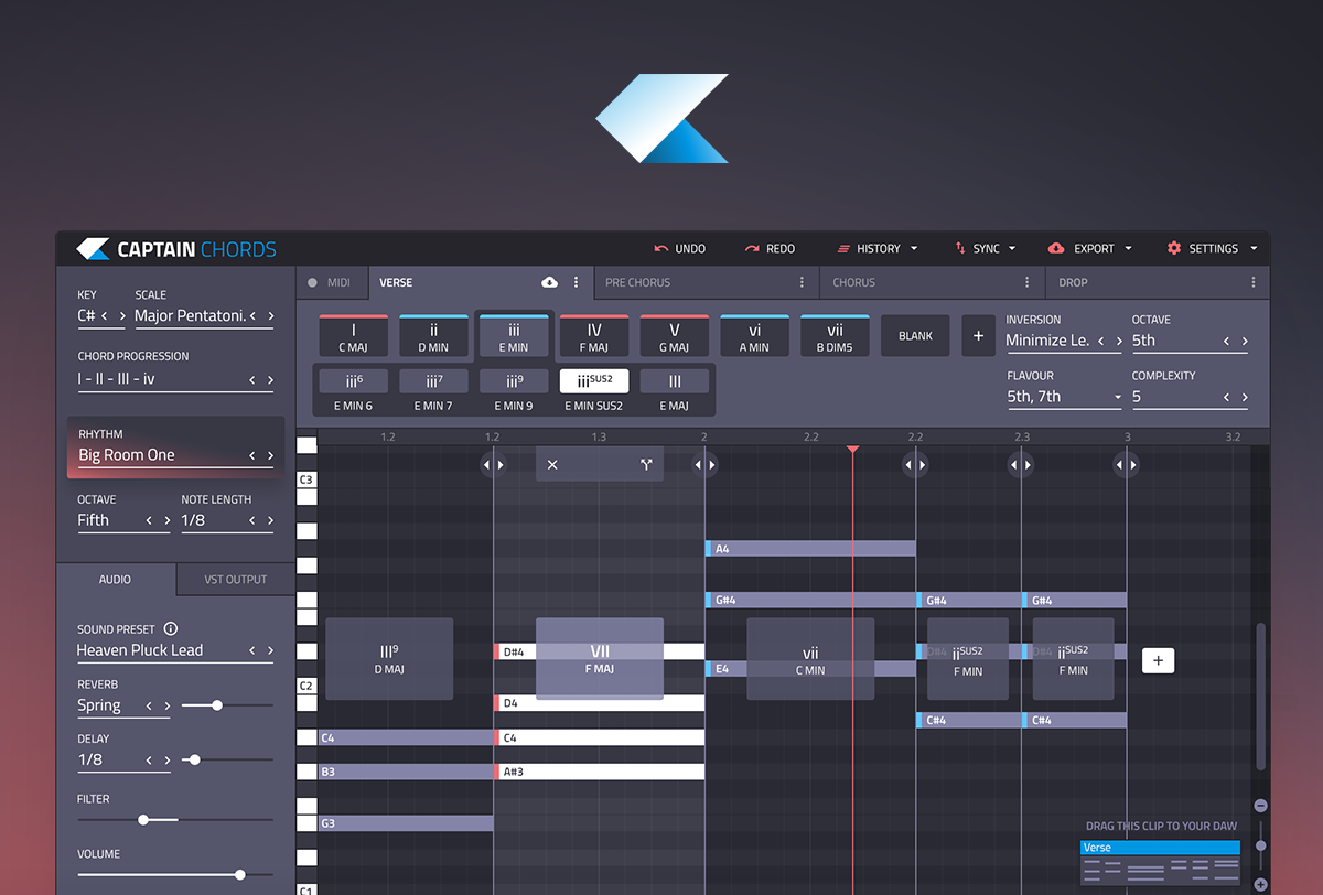 Captain Chords Interface Design