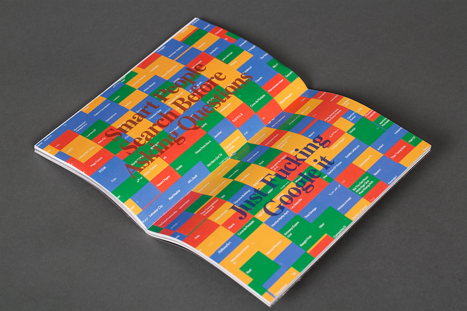 Colorful Google Print Design