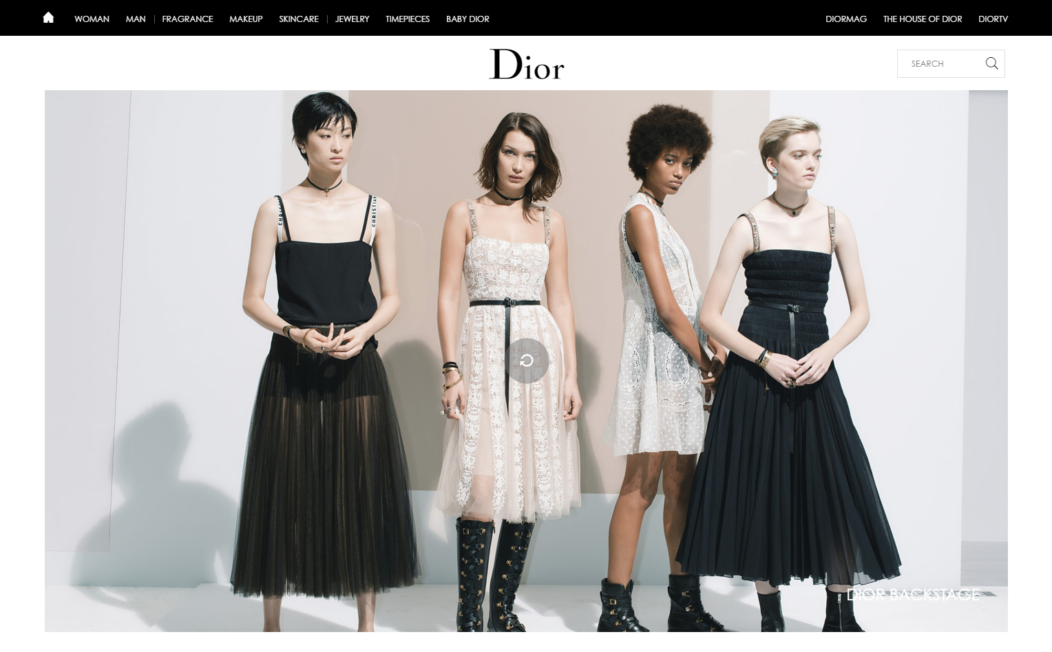 Dior Beauty Website