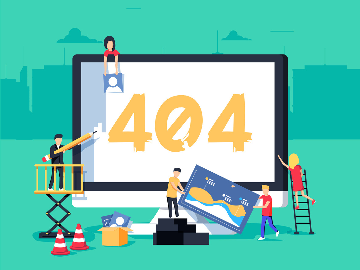 404 Error People Saving Broken Web Page