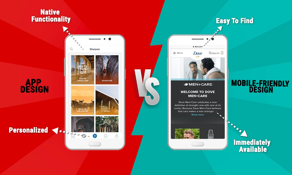 App Design Vs. Mobile-Friendly Design