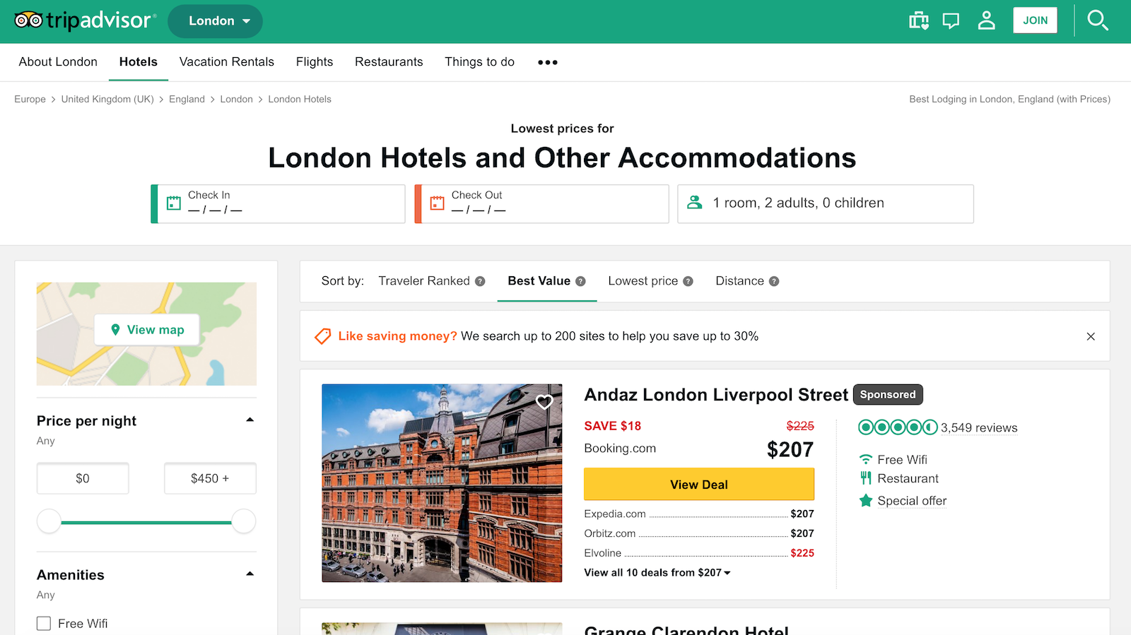 best hotel booking site