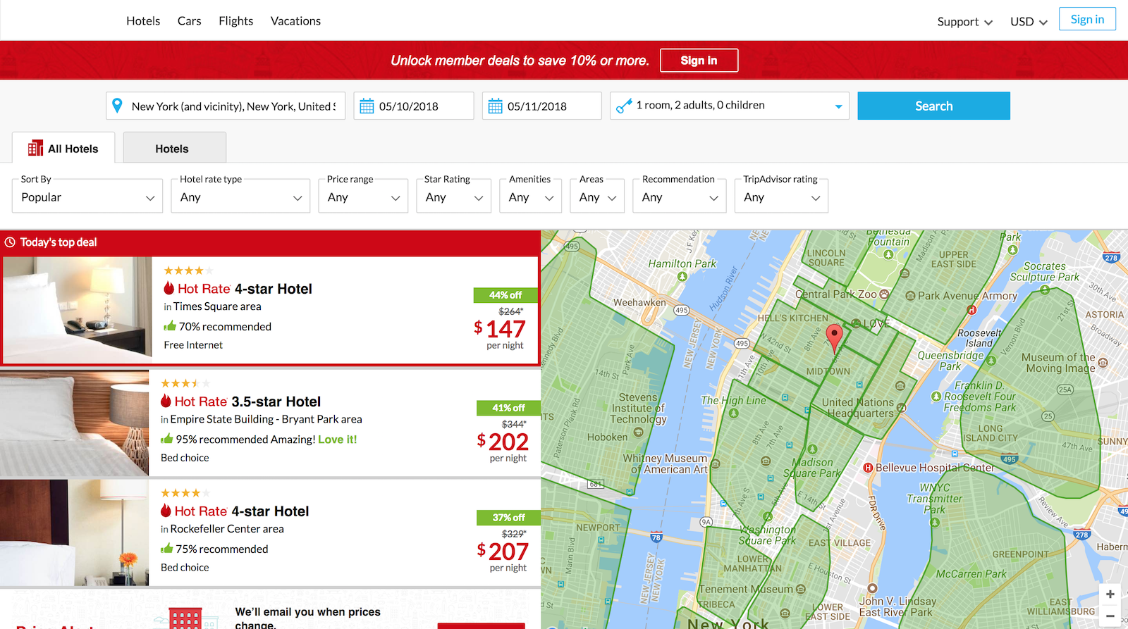 Hotwire Hotel Booking Platform