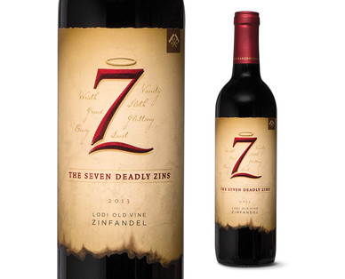 Seven Deadly Zins Wine Bottle Logos 