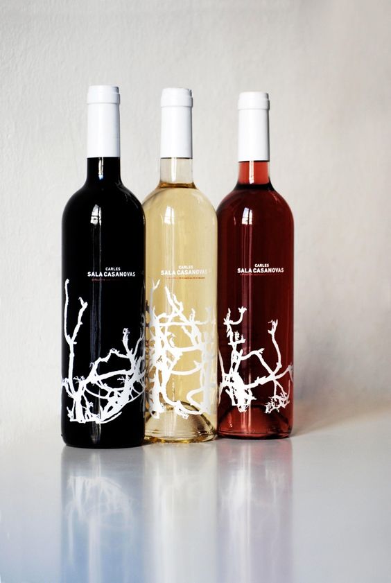 Carles Sala Casanovas Wine Bottle Logos
