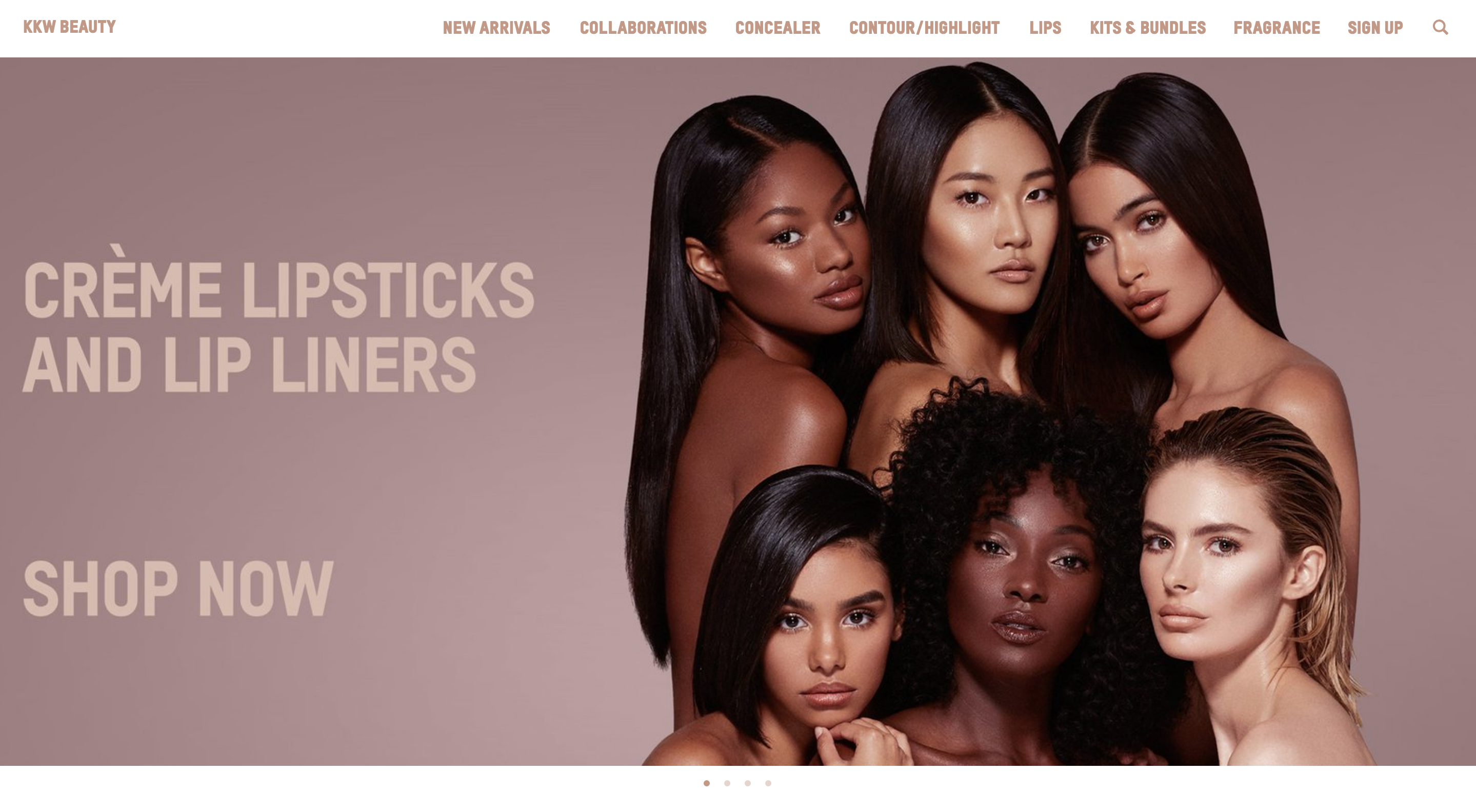 KKW Beauty Website