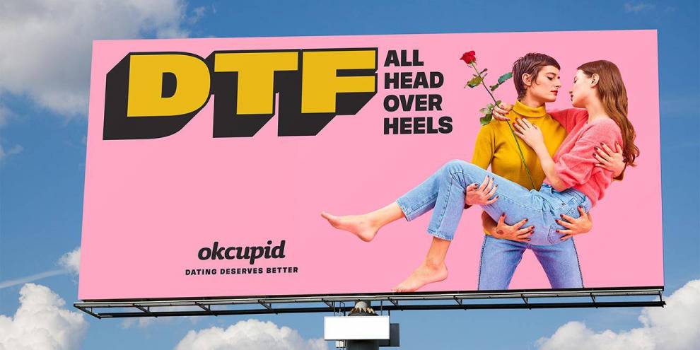 Quảng cáo trên biển quảng cáo OkCupid