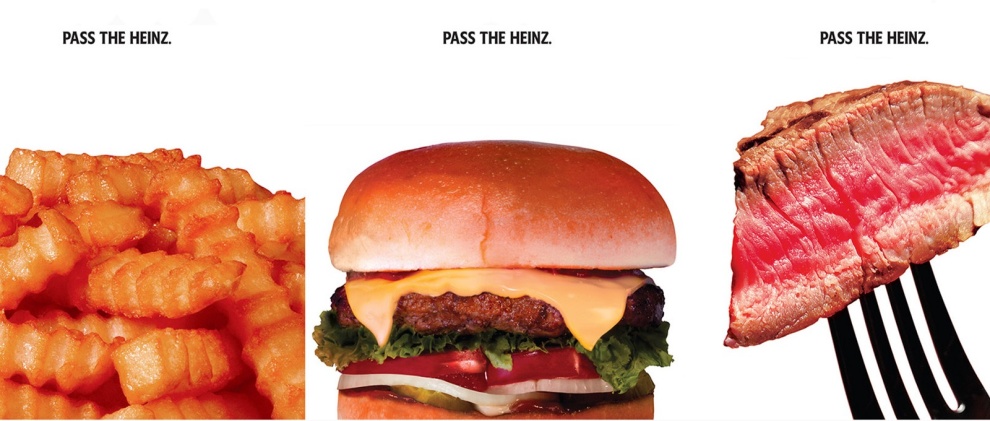 Heinz went with a billboard design that doesn't actually show the product at all, thanks to some inspiration from Don Draper himself.