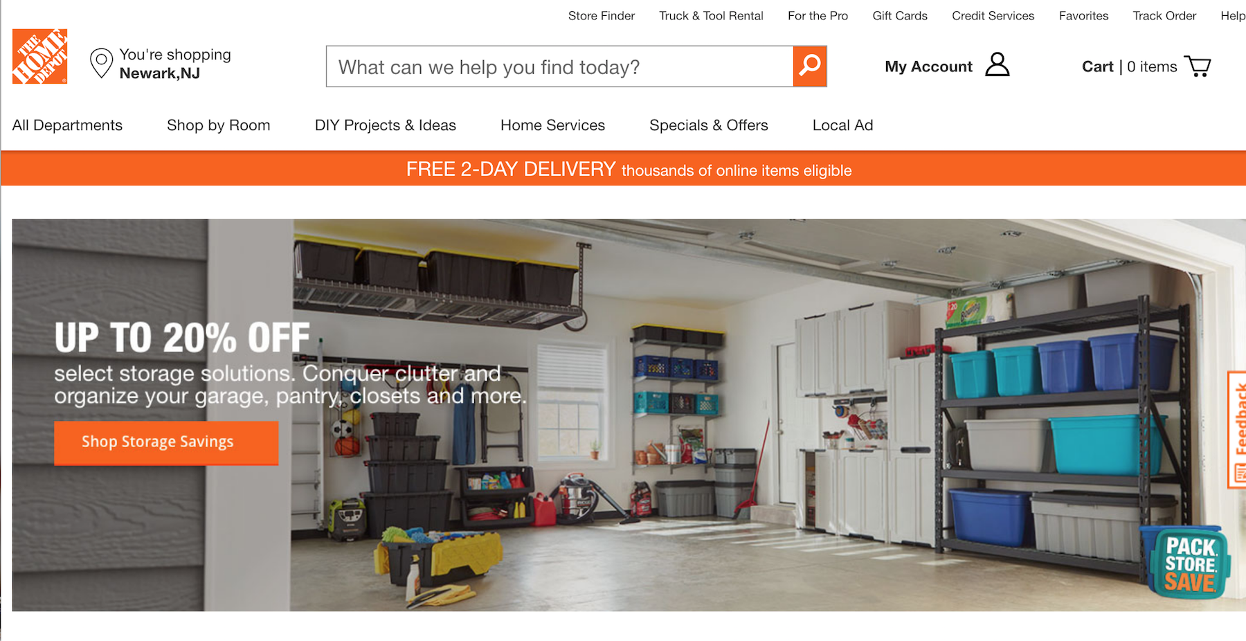 Home Depot Best Ecommerce Website