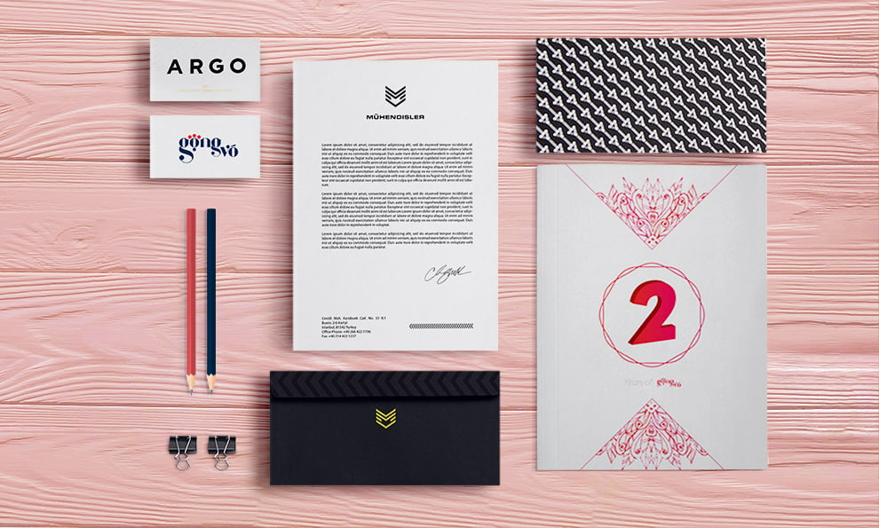 Inspirational stationery samples