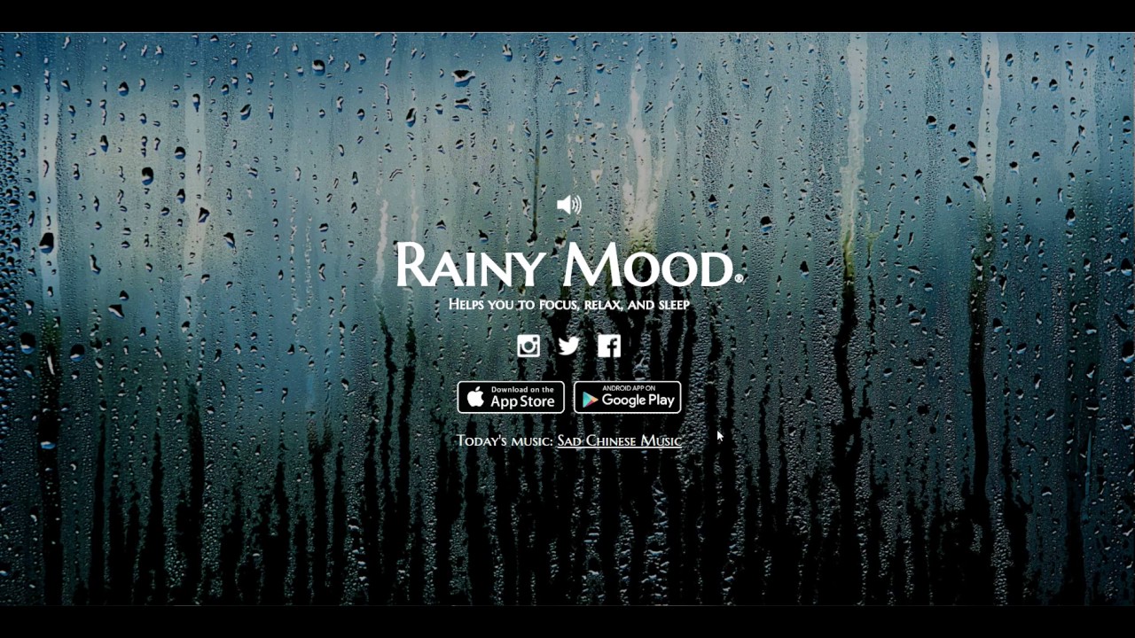Rainy Mood Minimal Web Design