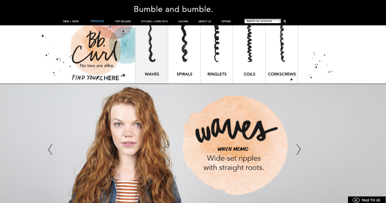 Bumble and bumble Best Web Design