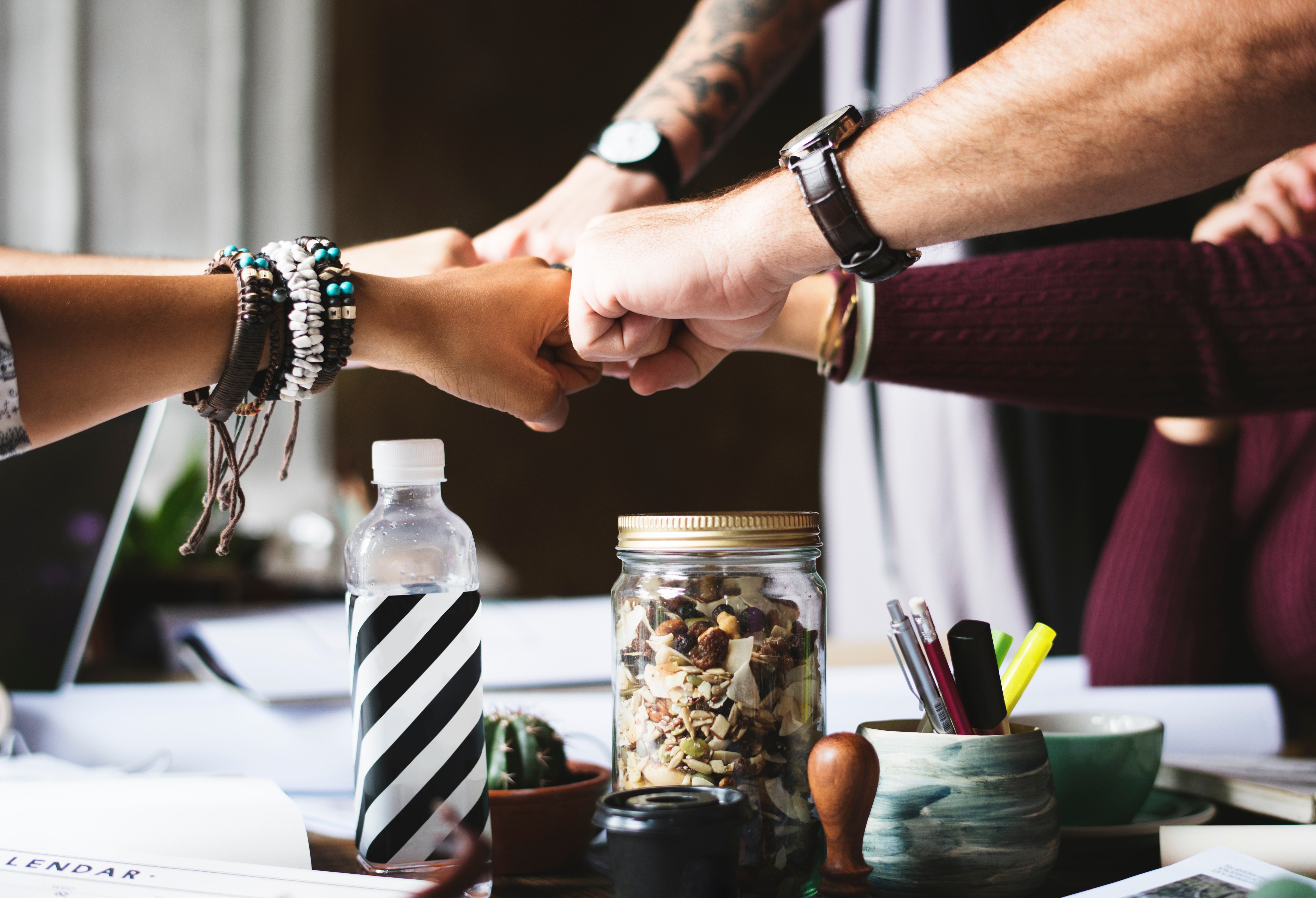 Teamwork Fist Bump