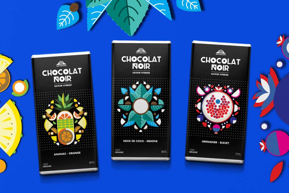 Arcobaleno Festive Chocolate Package Design
