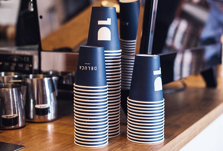 Deluca Coffee Designs custom coffee packaging ideas