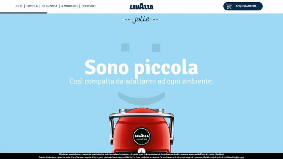 Lavazza Jolie coffee packaging machines
