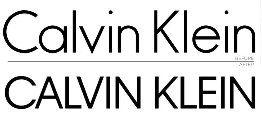 Calvin Klein Logo Redesigns